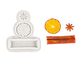 Molde silicona anis canela naranja
